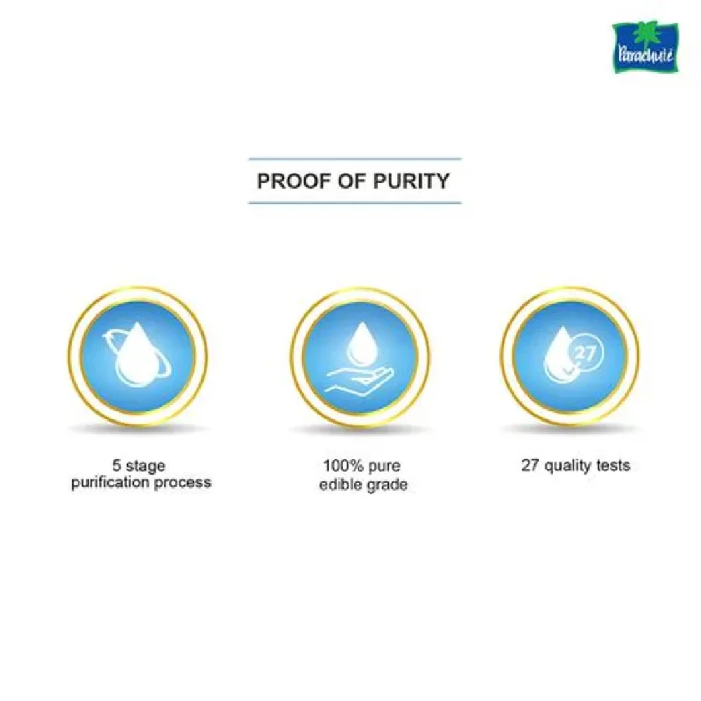 Parachute Coconut Oil - 100percent Pure, 300 ml Bottle-7.webp